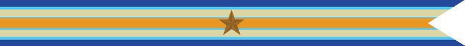 United States Navy Inherent Resolve Campaign Streamer With 1 Bronze Star